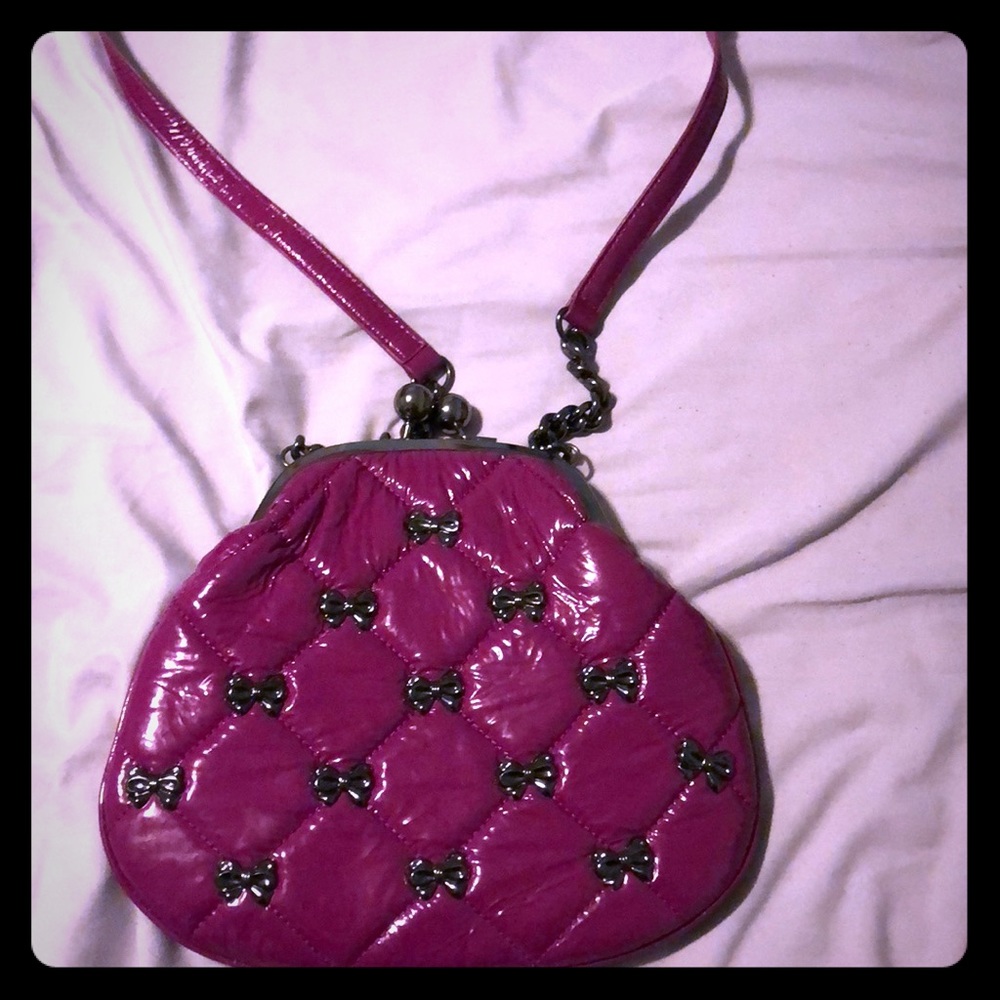 Betsey Johnson bow crossbody